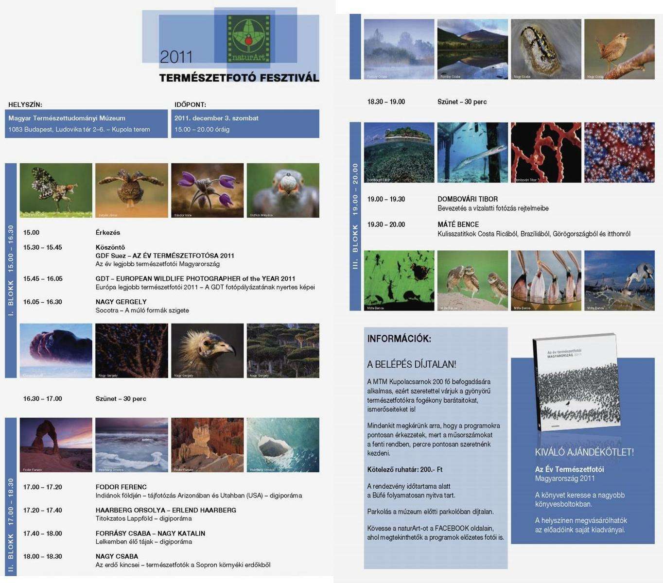 Online közvetítjük: naturArt minifesztivál 2011