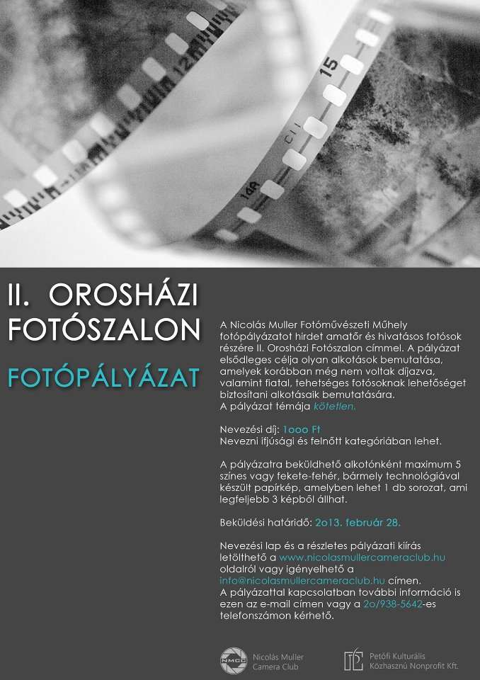 II. Orosházi Fotószalon