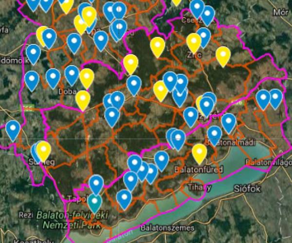 Vadászati információk fotósoknak / Veszprém megye Vadászati Információs Térkép